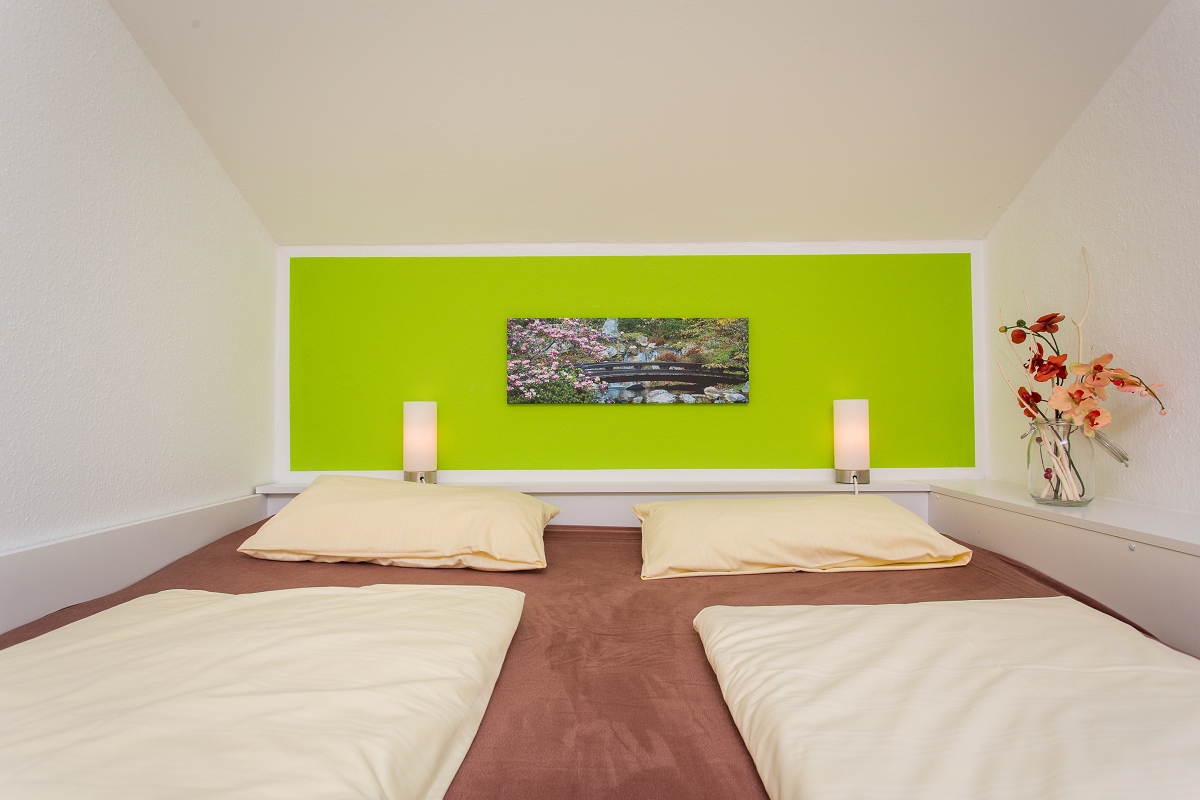 Schlafzimmer der Ferienwohnung